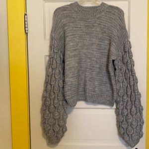 Francescas Bubble Sleeves Sweater